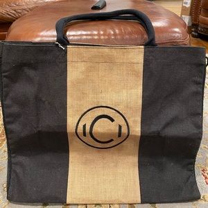 Xtra large burlap tote